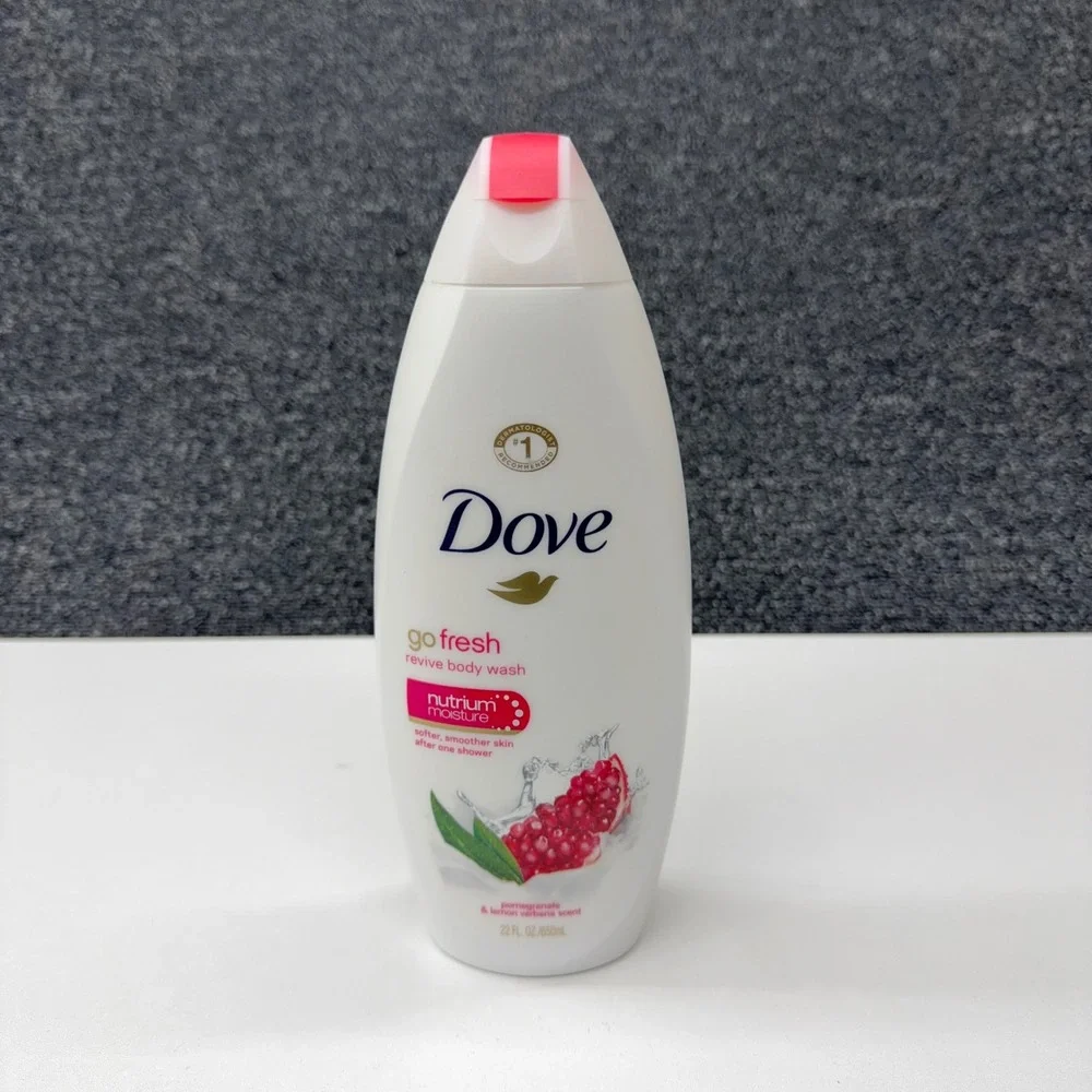 Dove Go Fresh Revive Body Wash Pomegranate & Lemon Verbena 22 oz NutriumMoisture